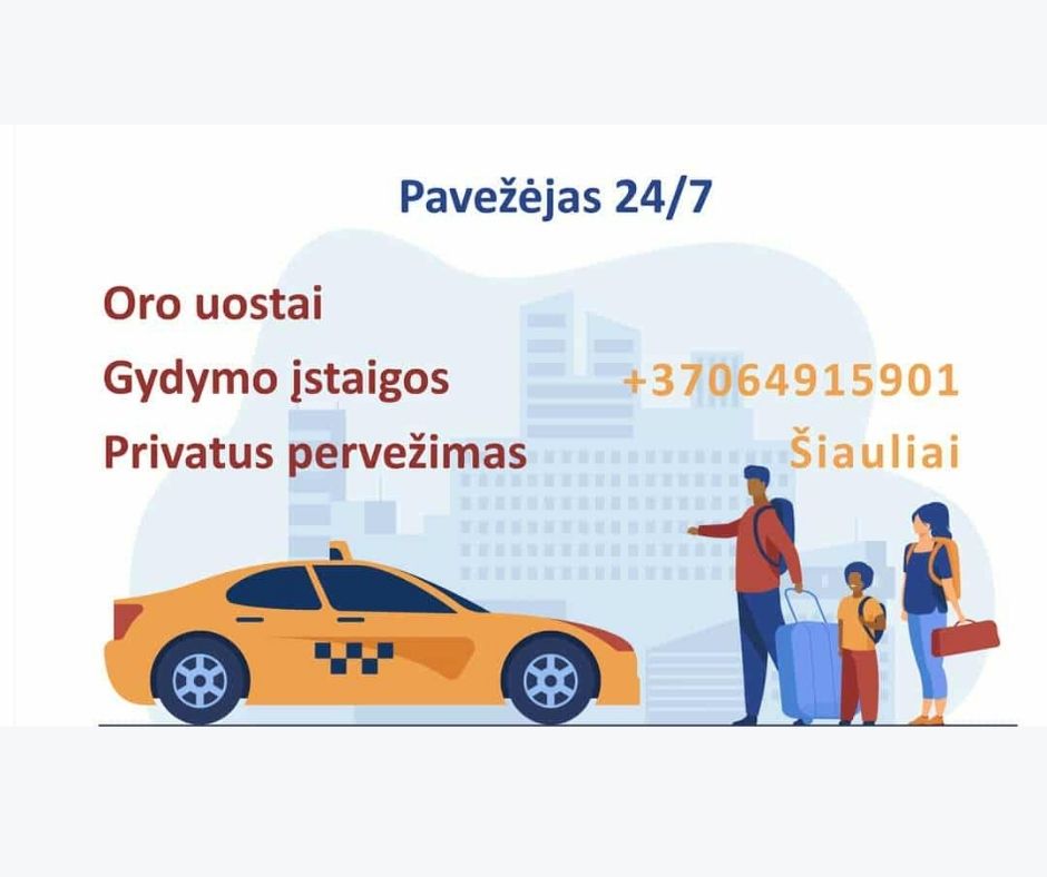 PAVEŽĖJIMO PASLAUGOS ŠIAULIUOSE