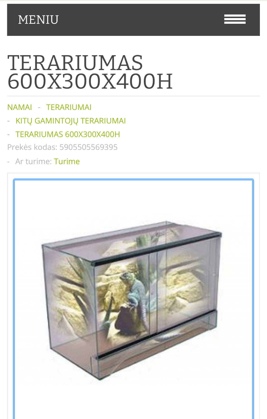 Terariumas Vilnius-Klaipėda